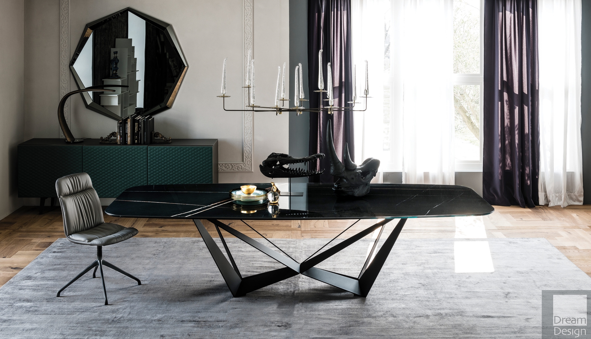 Cattelan Italia Skorpio Keramik Table - Dream Design Interiors Ltd