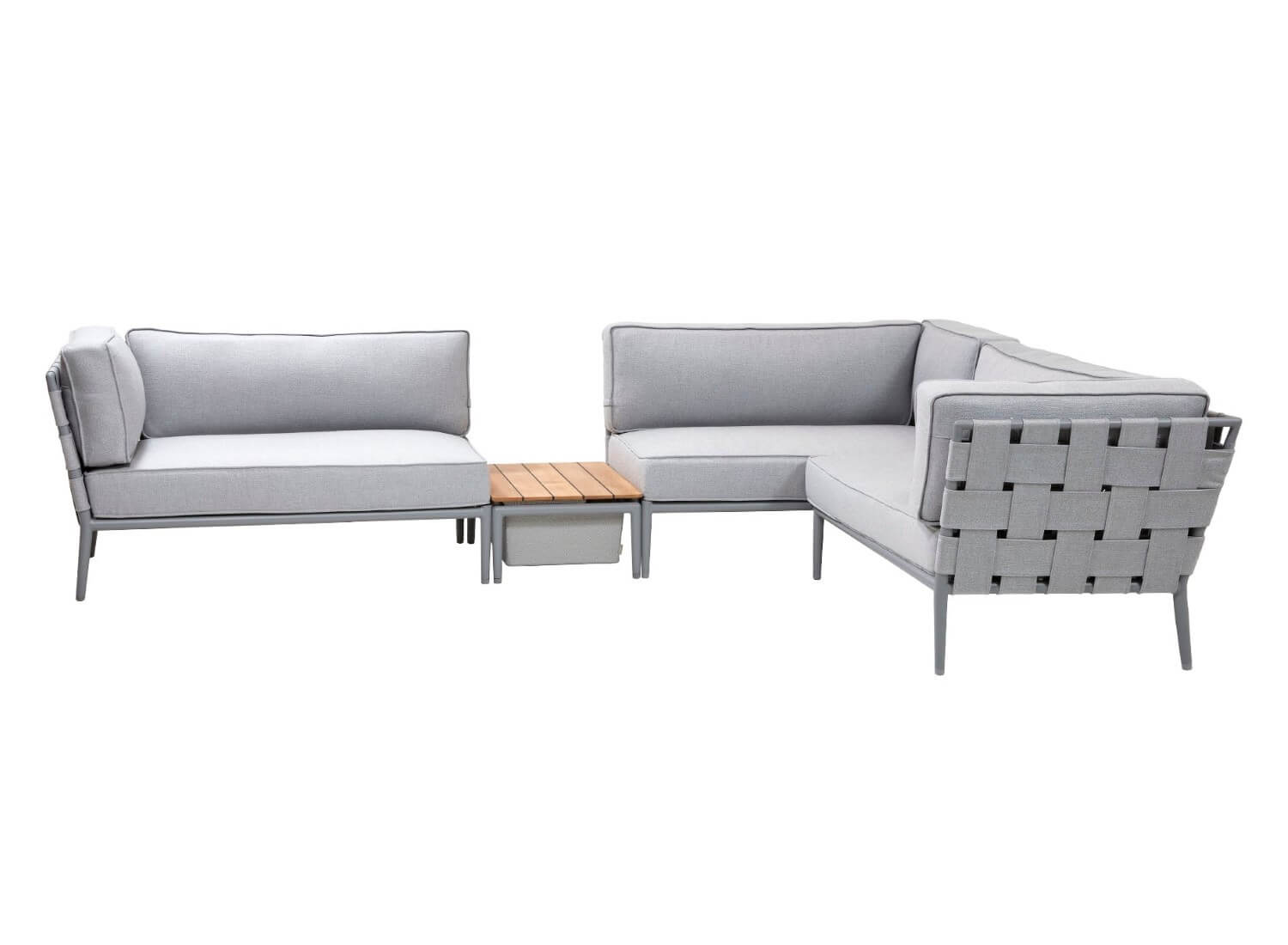 CaneLine Conic Outdoor Corner Sofa Comp.2 Dream Design Interiors Ltd