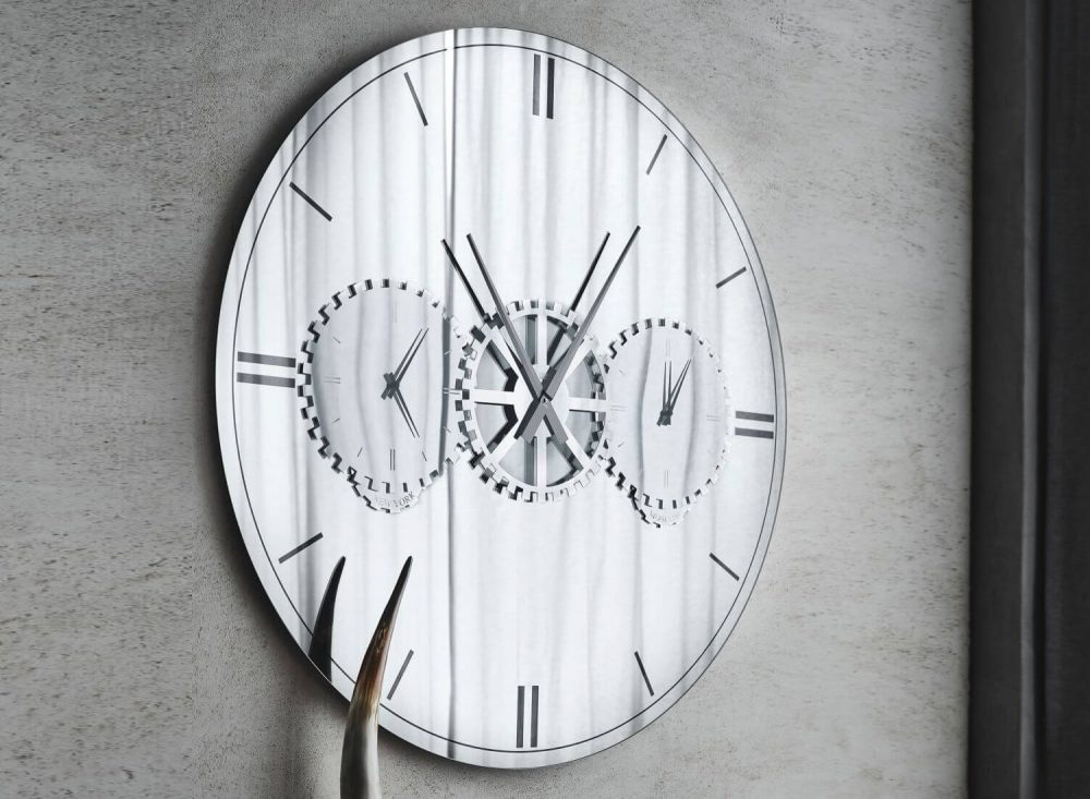 Cattelan Italia Times Mirror Clock