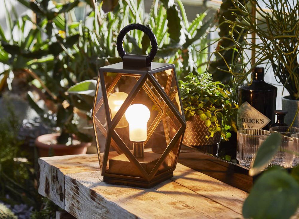 Contardi Muse Outdoor Wireless Lantern – Bronze
