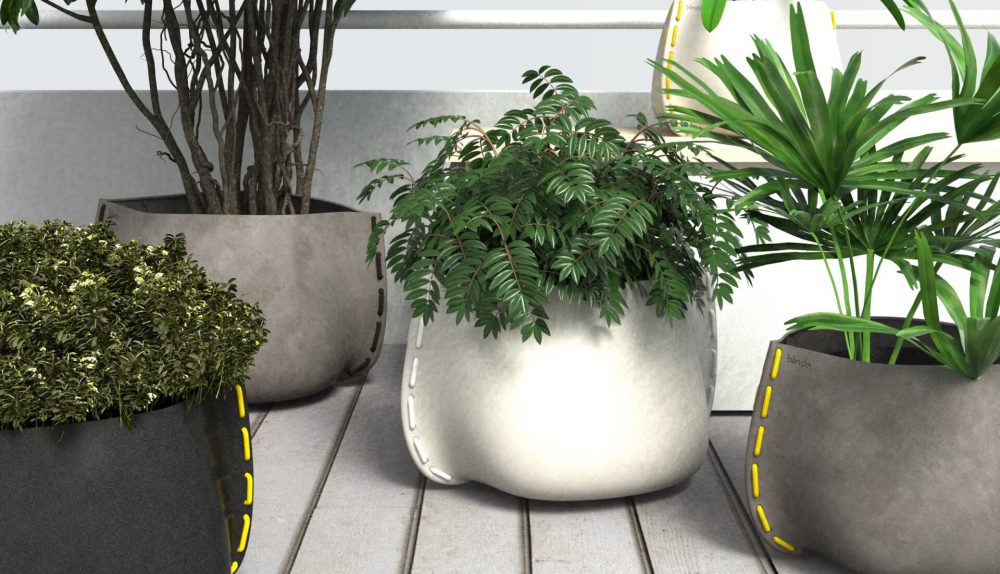 EcoSmart Fire Stitch Plant Pots