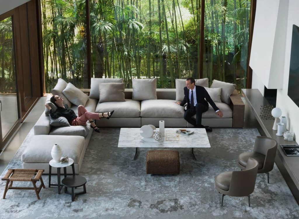 Flexform Groundpiece Modular Sofa - Dream Design Interiors Ltd