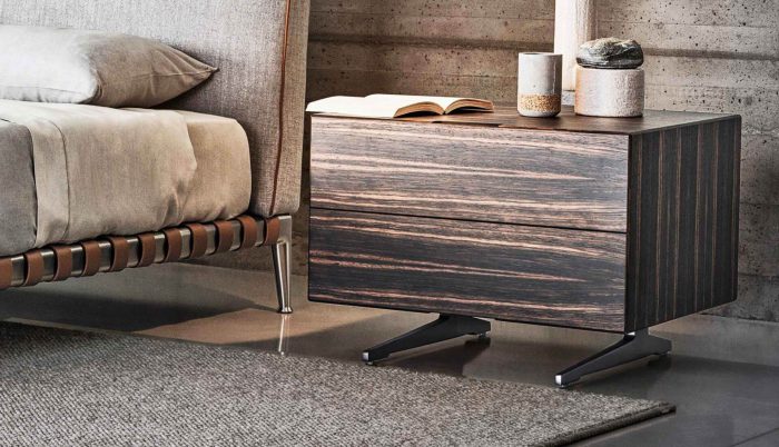 Flexform Piuma Bedside Table - Dream Design Interiors Ltd