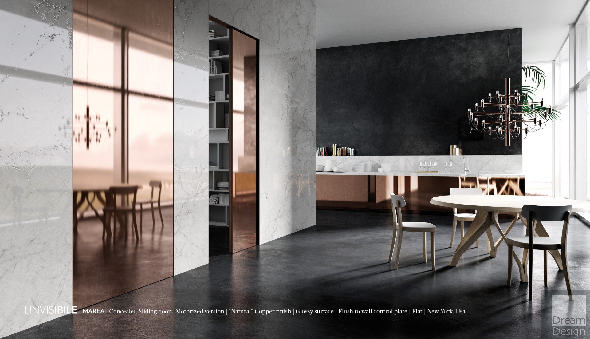 Linvisibile Marea Concealed Sliding Doors