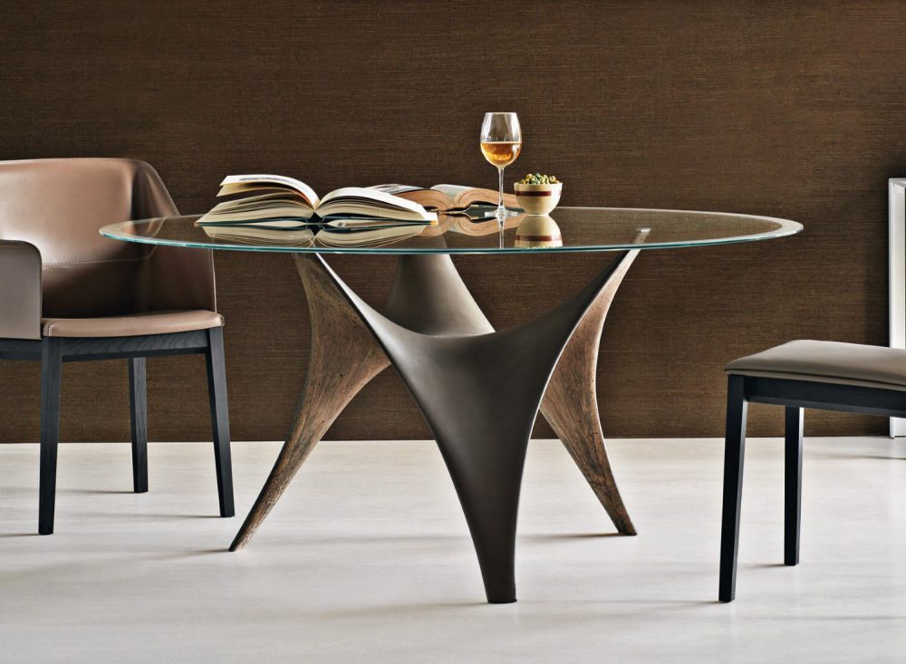 Molteni&C Arc Round Glass Table