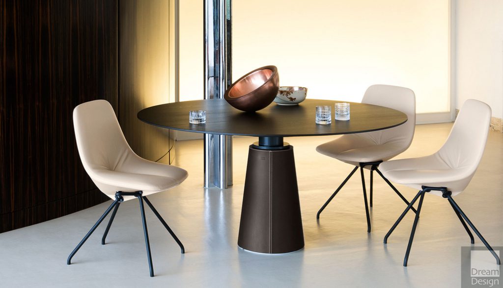Poltrona Frau Mesa Due Round Table - Dream Design Interiors Ltd