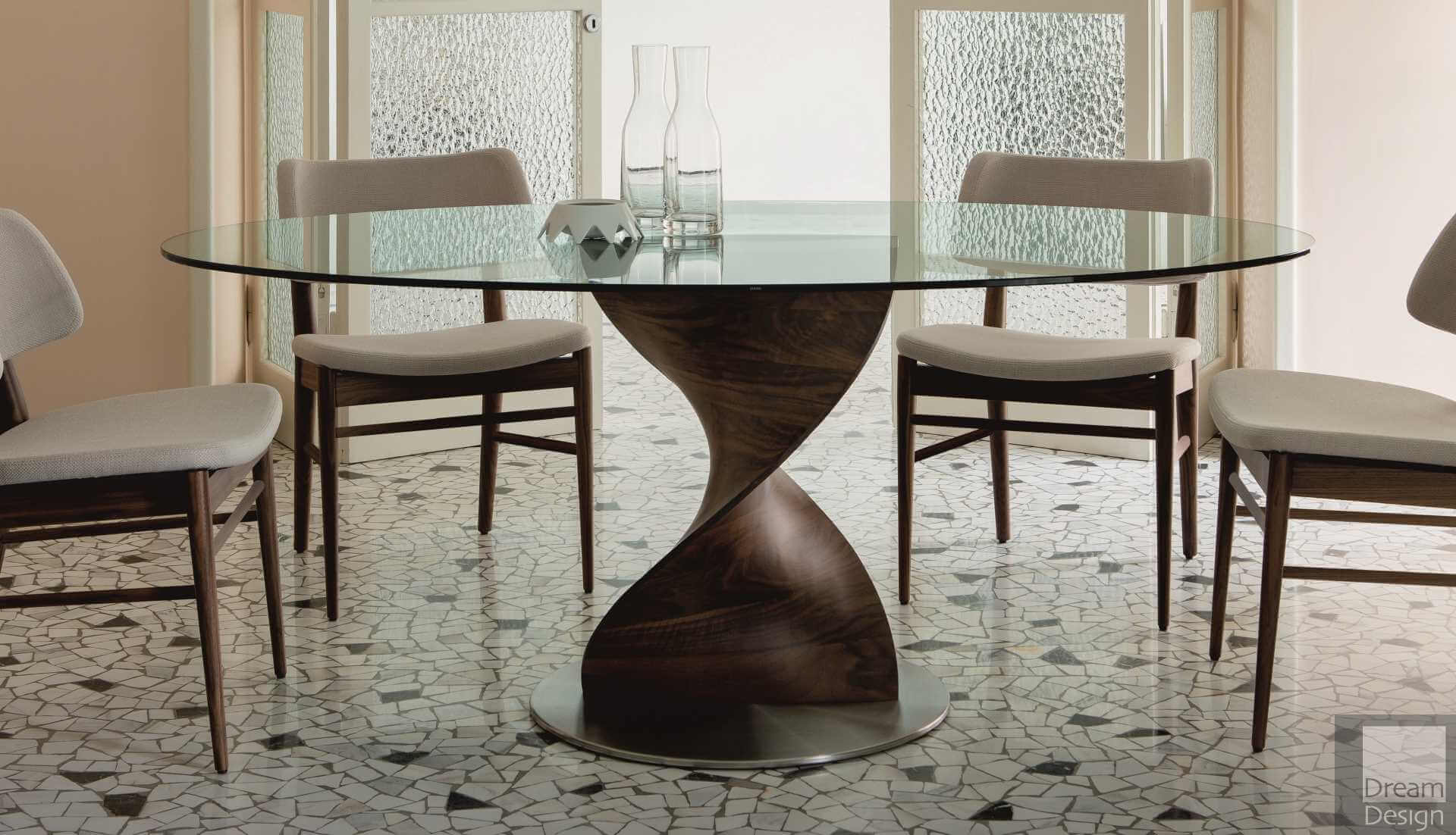 40 inch round glass kitchen table