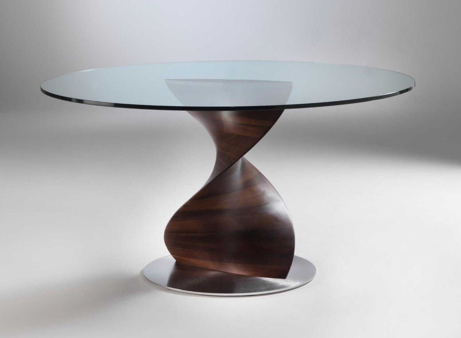 Porada Elika Round Glass Table